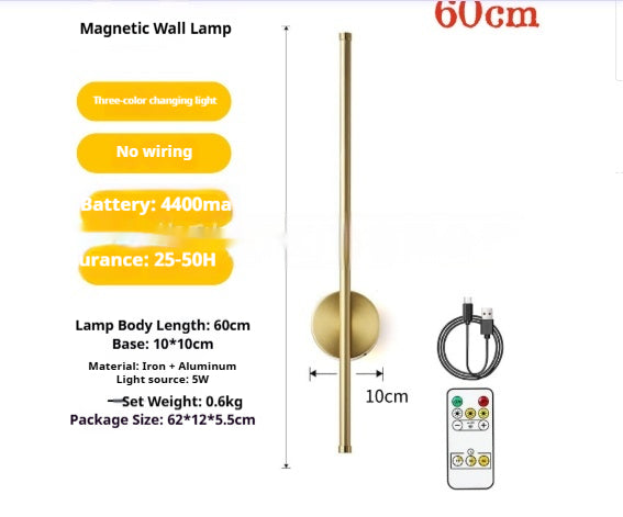 Lumière murale à longue bande de LED créative