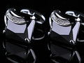 Angel Zircon Verre Cristal Boutons de manchette Boutons de manchette