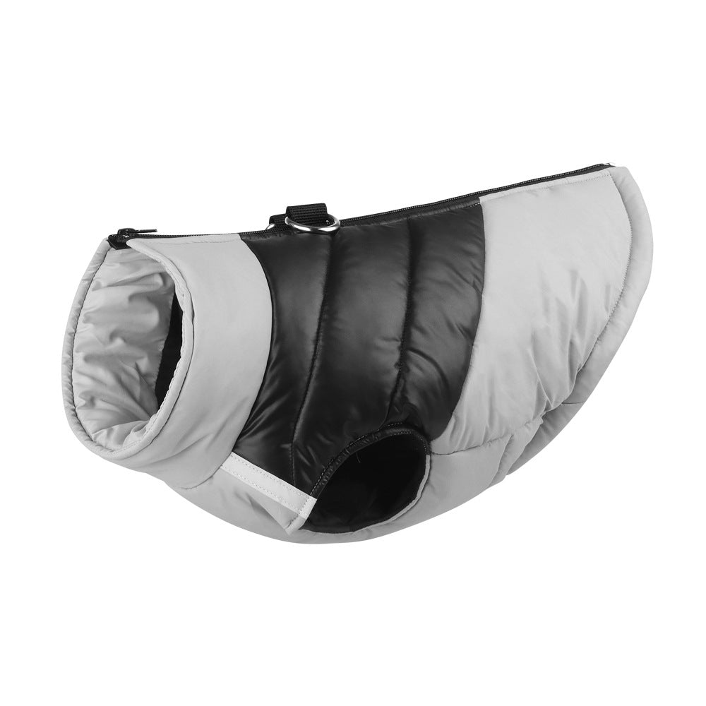 Hiver chaud vêtements pour animaux de compagnie imperméable chien rembourré Vest Zipper Veste pour petit Lar moyen