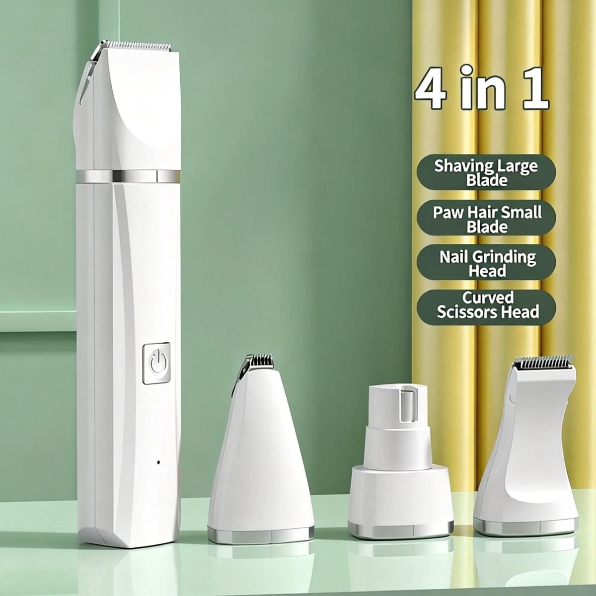 4-en-1 Kit de grooming pour petits chiens Chats
