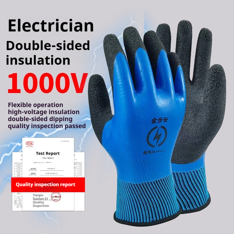 Courroie électrique de Ectrician Protection de sécurité de travail Gants à double face
