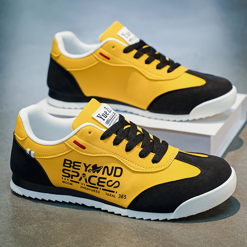 Retro Men's Casual Minimalist Flat Shoes Breathable and Lightweight