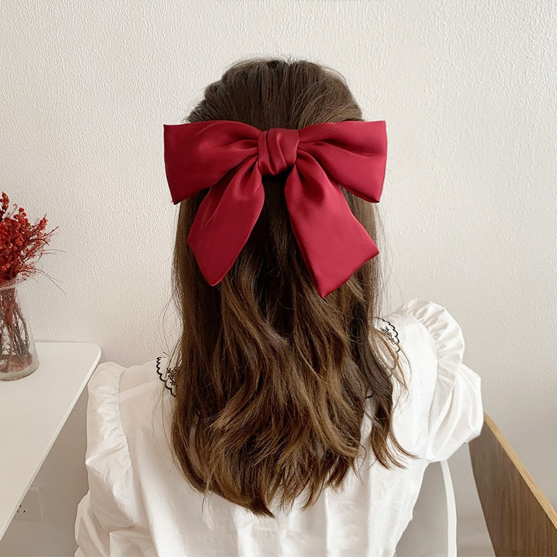Anneau de cheveux de haute qualité Satin Bow
