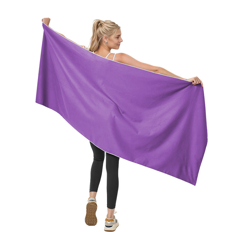 Serviette en microfibre à séchage rapide Serviette de bain polyvalente extérieure