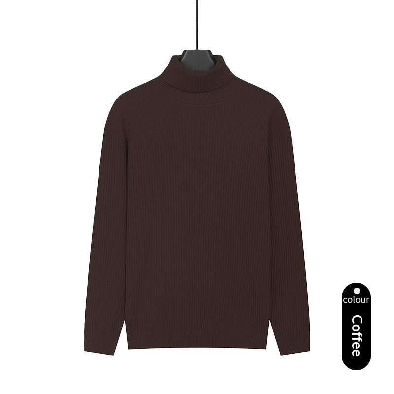 Pull en col roulé, enroulé