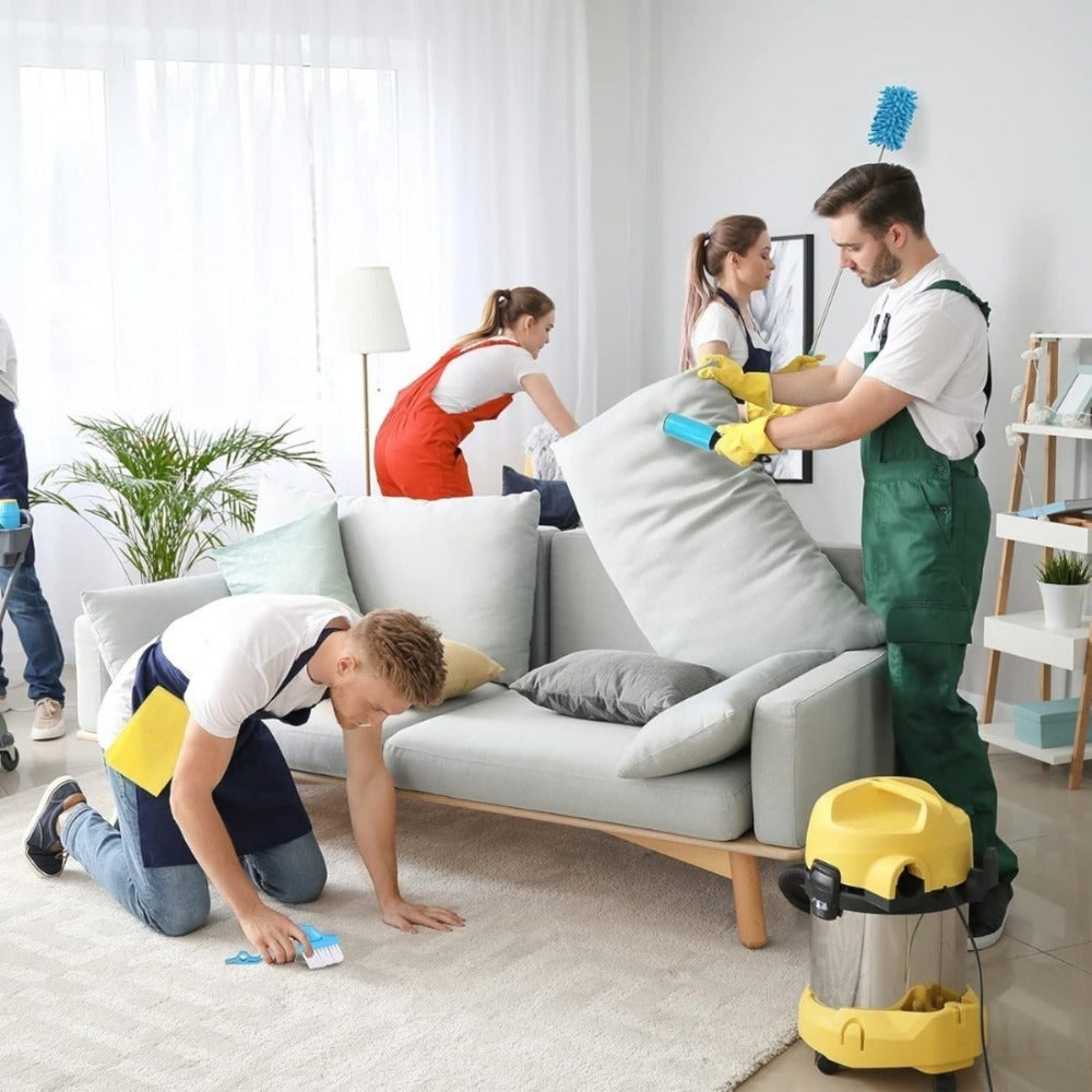 35-Piece Household Cleaning Set in Blue – Complete Set with Broom