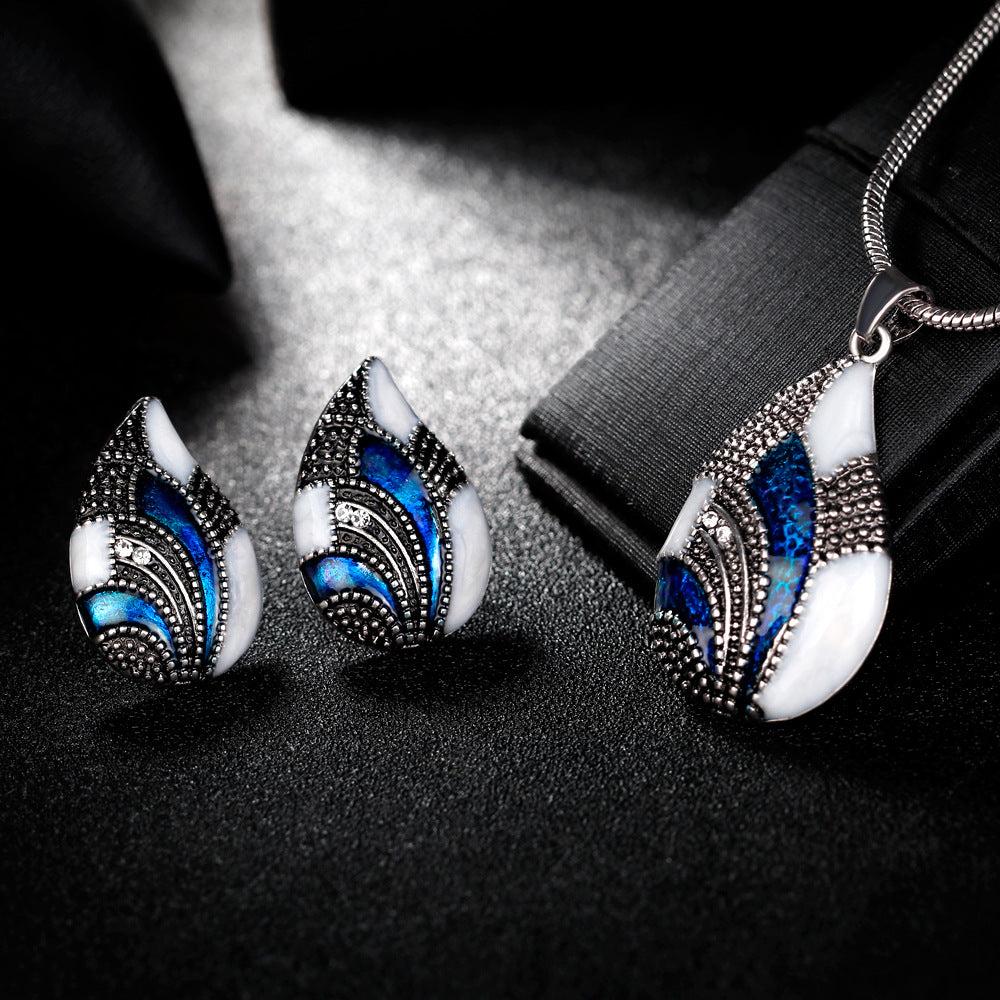 Ensemble de bijoux à goutte d'eau