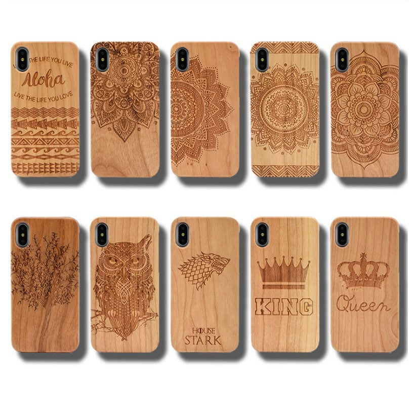 Boîtier de téléphone mobile en bois