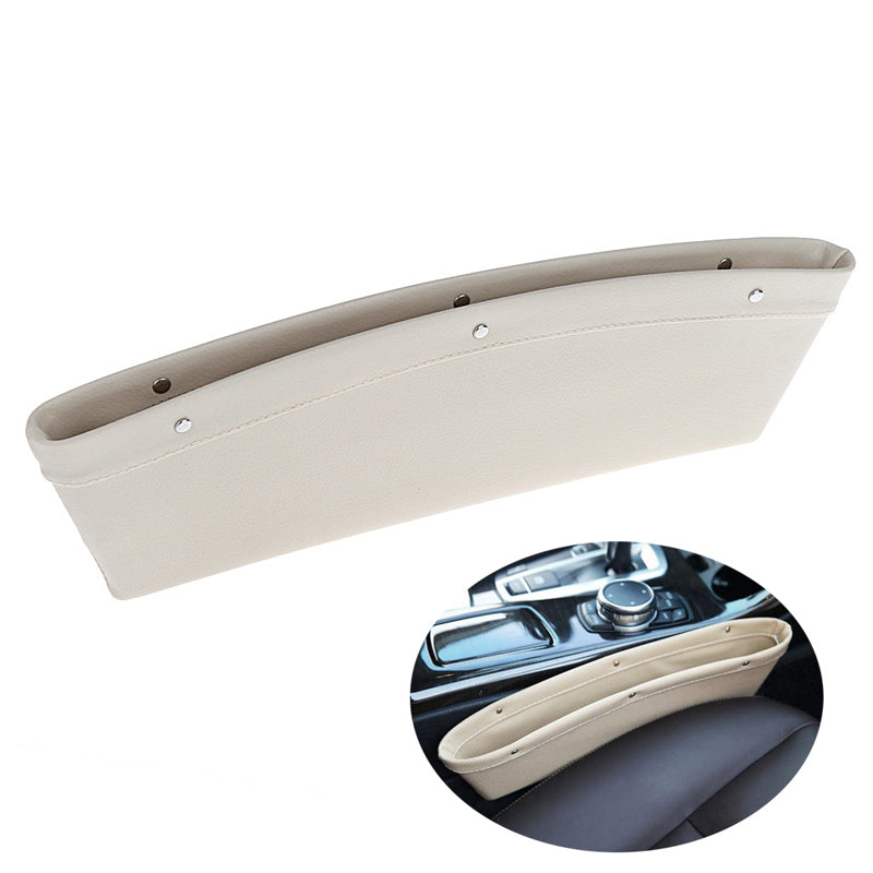 Auto Car Catch Catcher Box Caddy Seat Gap Slit Pocket Storage Holder Organisateur