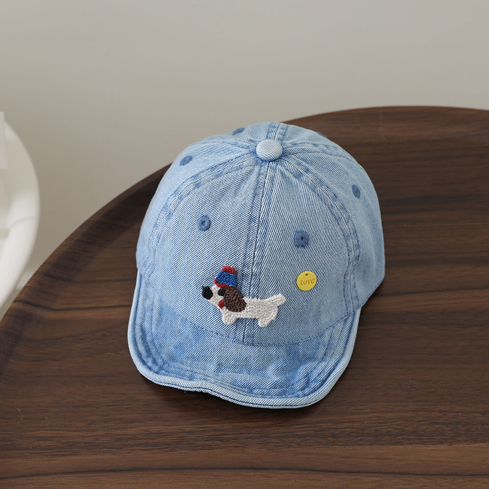 Chapeau croustillant brodé à la mode de style coréen