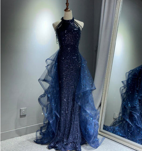 Robe de soirée noire pour femmes