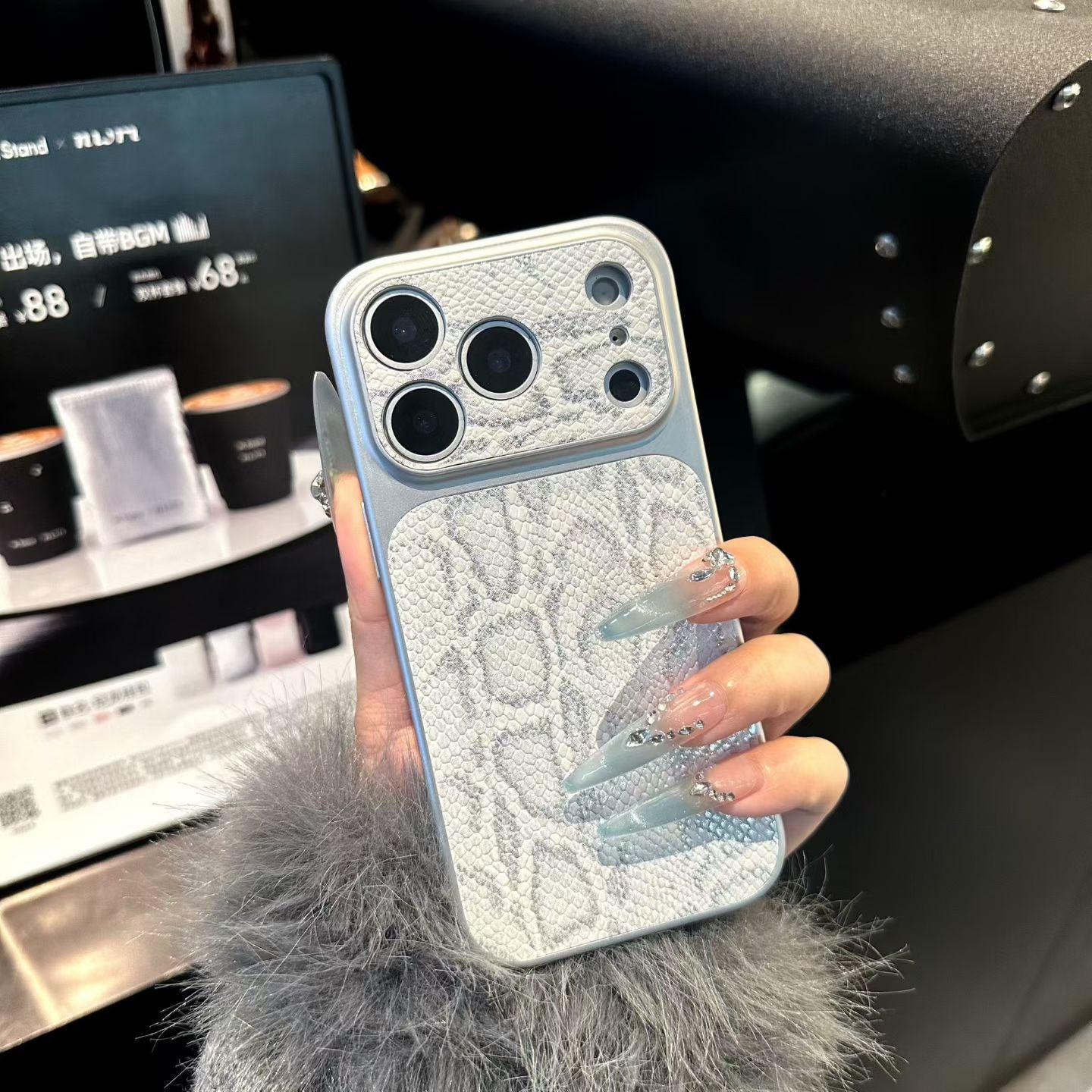 Grande fenêtre Premium Snake modèle boîtier de téléphone Drop résistant