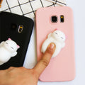 Étui de téléphone mobile Samsung cat tridimensionnel
