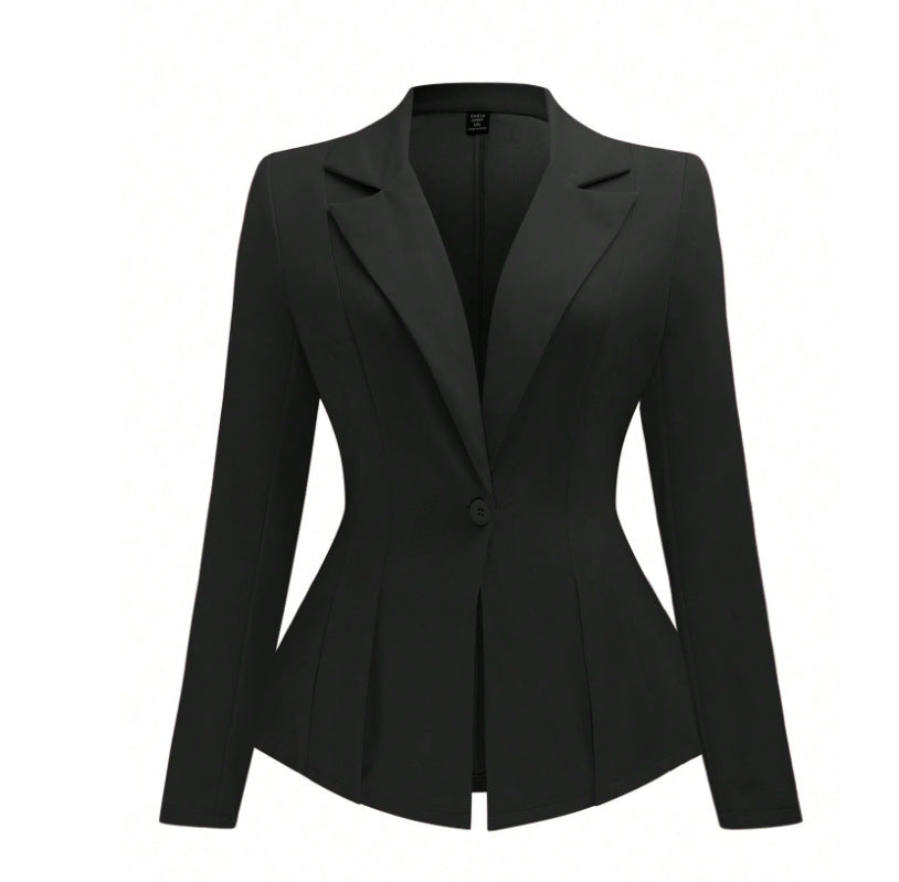 Plus-size Solid-color Ceinture costume de style européen et américain