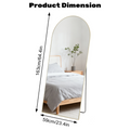 Rectangle Miroir pleine longueur