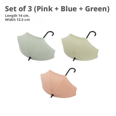 Parapluie Crochet-Nordique Rose Bleu Vert-3 pcs-Bag