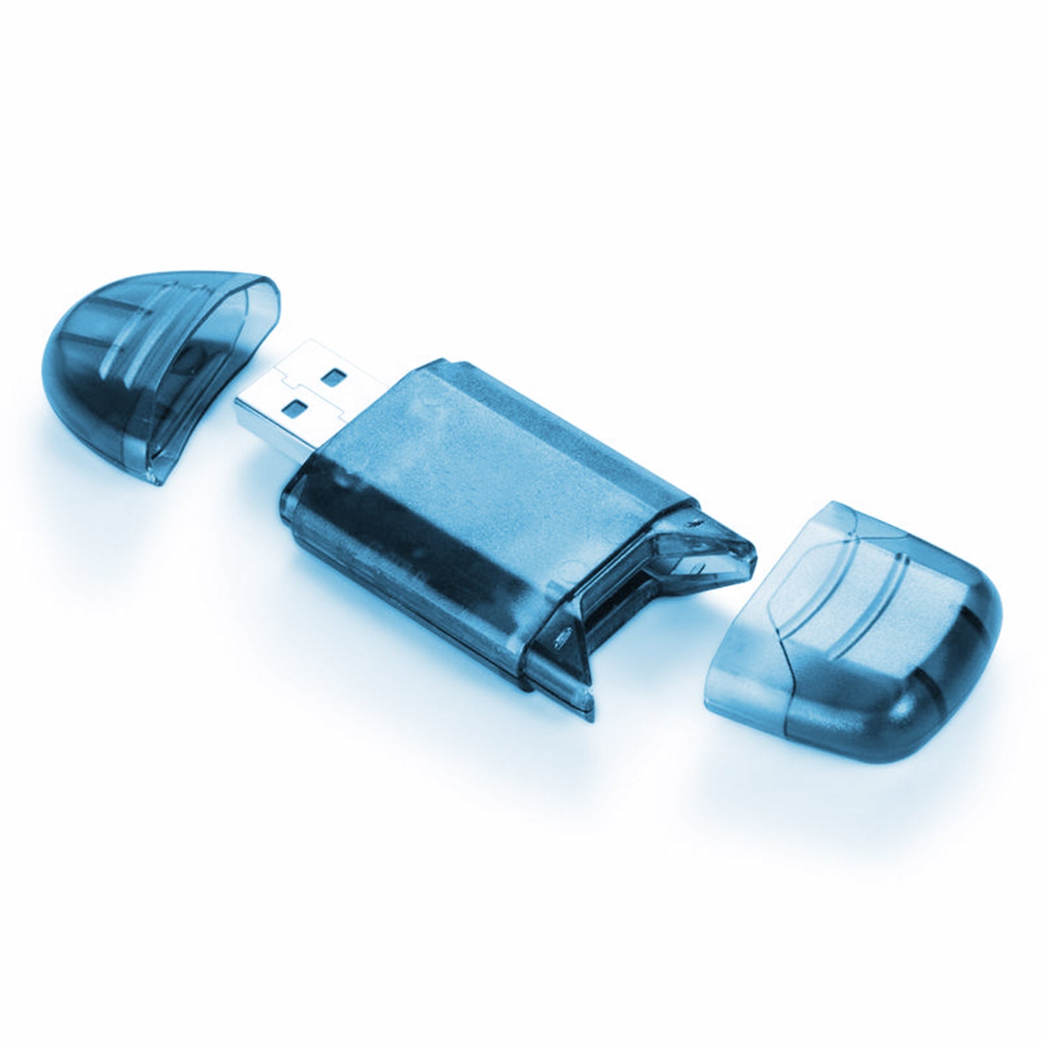 1Pc lecteur de carte mémoire USB 2.0 480Mbps Adaptateur de carte haute vitesse pour carte SD
