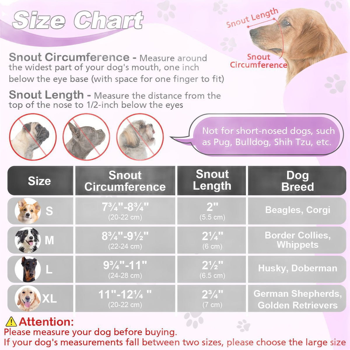 Muselière de chien Mesh Respirant Masque de chien Sécurité Muselière de chien anti-trangle Anti-Barking Anti-Bite