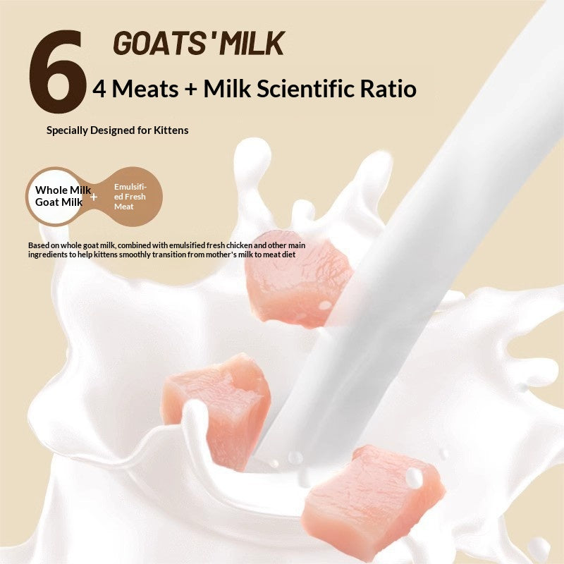 Aliments pour animaux de compagnie Bâtons de lait de chèvre séchés congelés et bâtonnets de poulet à croquer