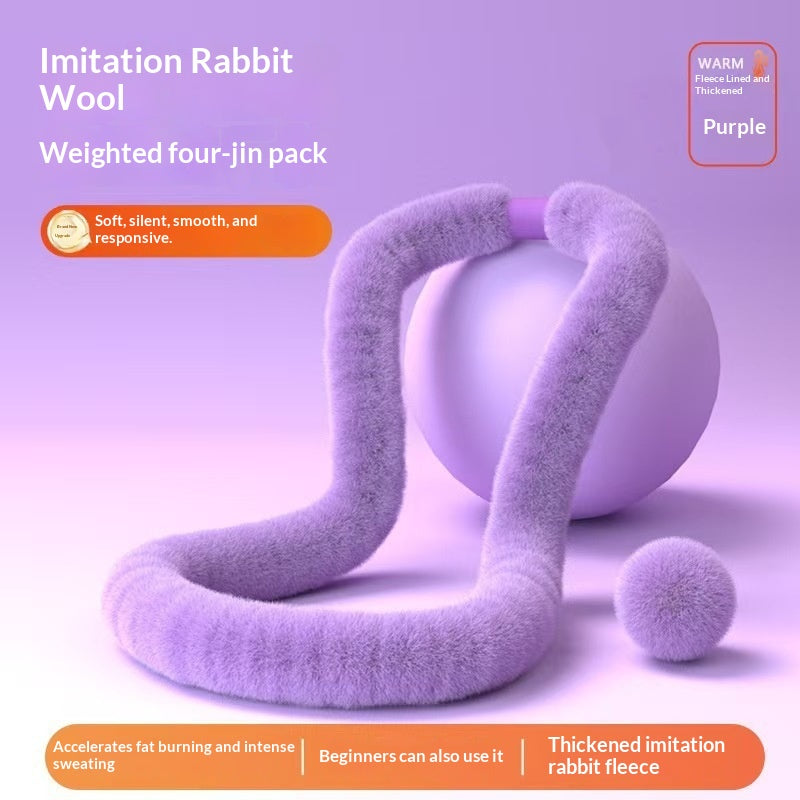 De style droit Faux Rabbit Fur Soft
