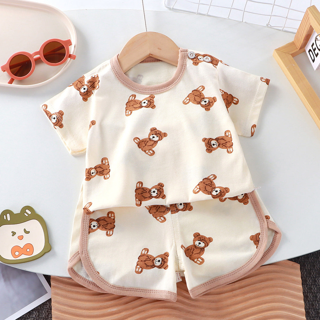 Ensemble T-shirt d'été bébé T-shirt à deux pièces pour enfants
