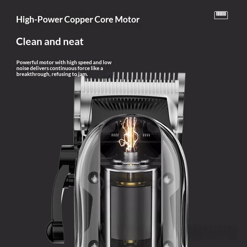 Clipper animal de haute puissance avec Shell transparent et affichage numérique