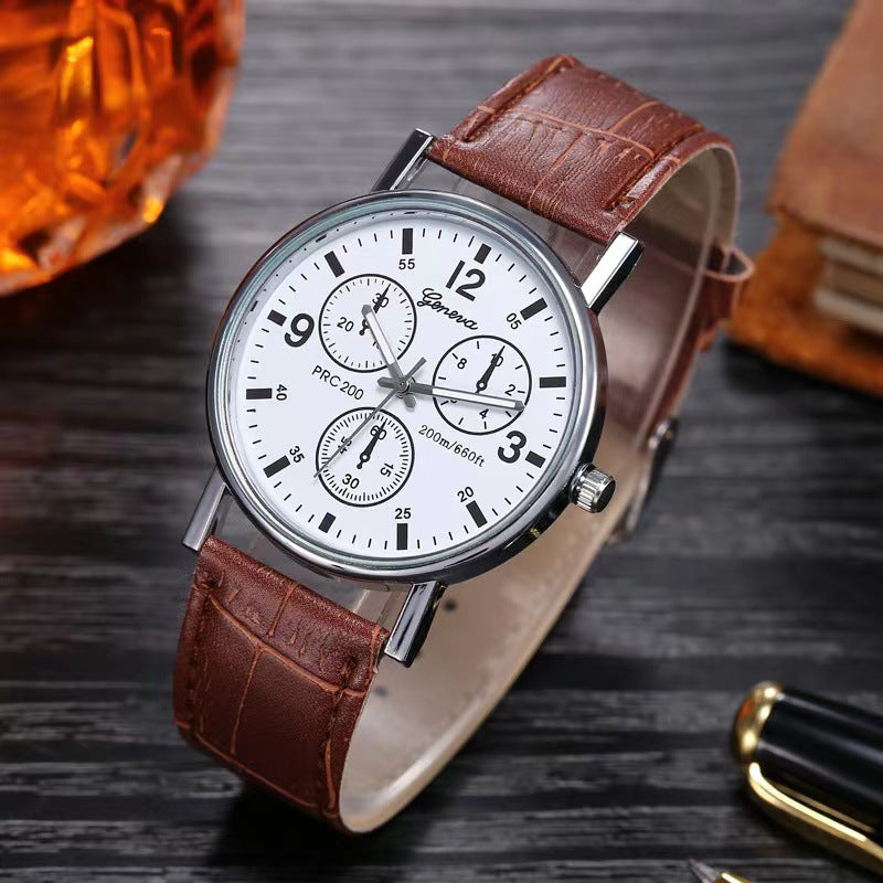Fashion Casual All-matching Montre Quartz Homme