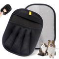 Gants d'enlèvement de cheveux pour animaux de compagnie améliorés avec poignet élastique Snug - Electrostatique Reusa cinq doigts