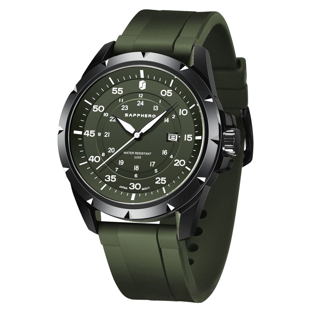Youth Student Quartz Exam Watch Homme Silicone Waterproof 520 Cadeau pour petit ami