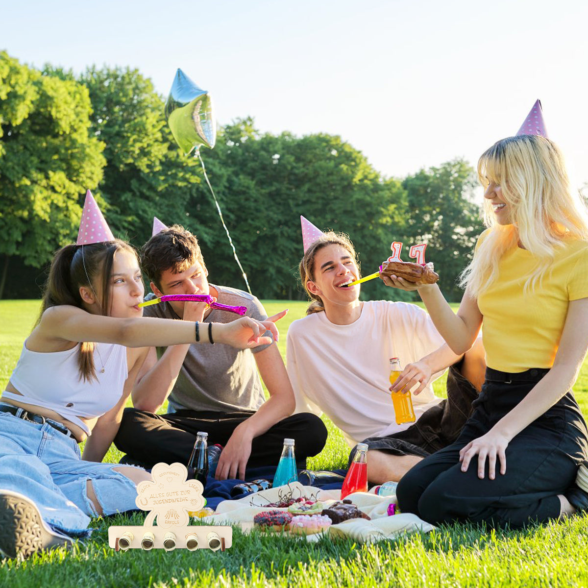 Décorations en bois de Cloverleaf - Un symbole naturel de bonne chance pour le décor maison et Gif de fête