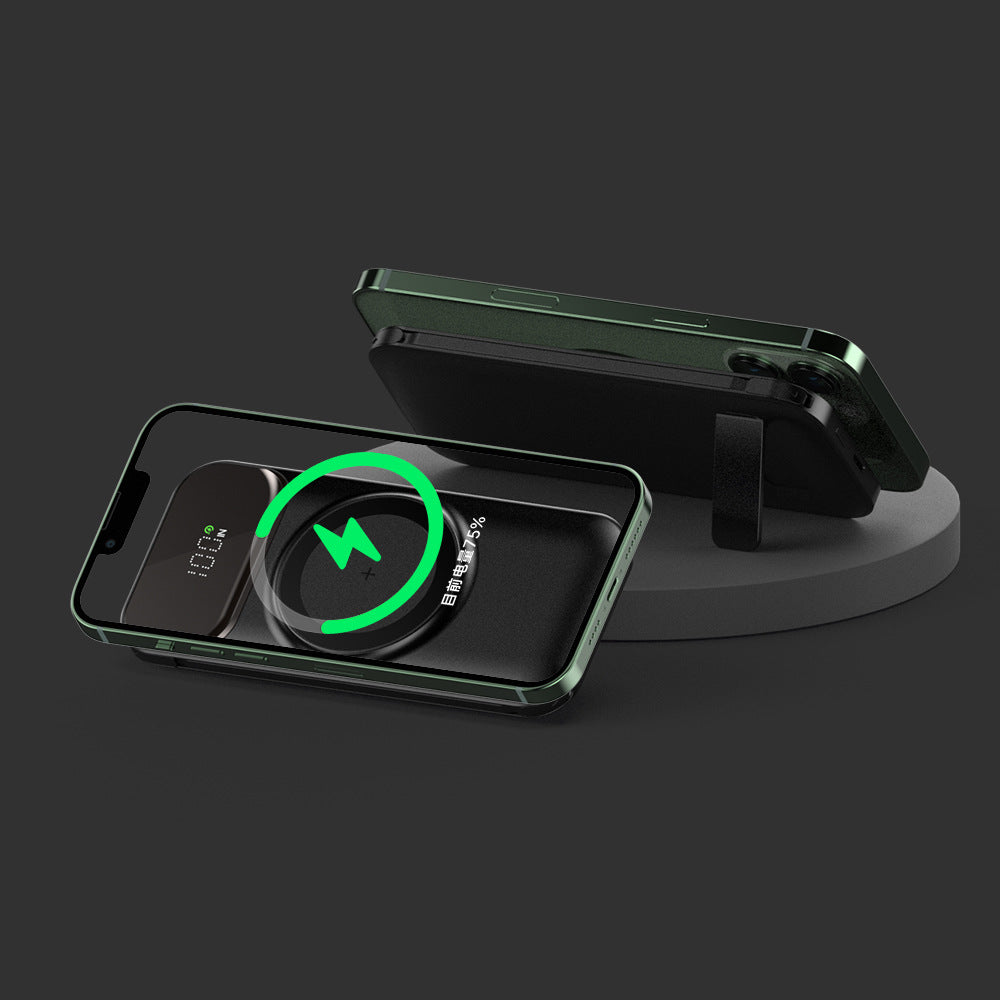 Alimentation de recharge sans fil portable magnétique