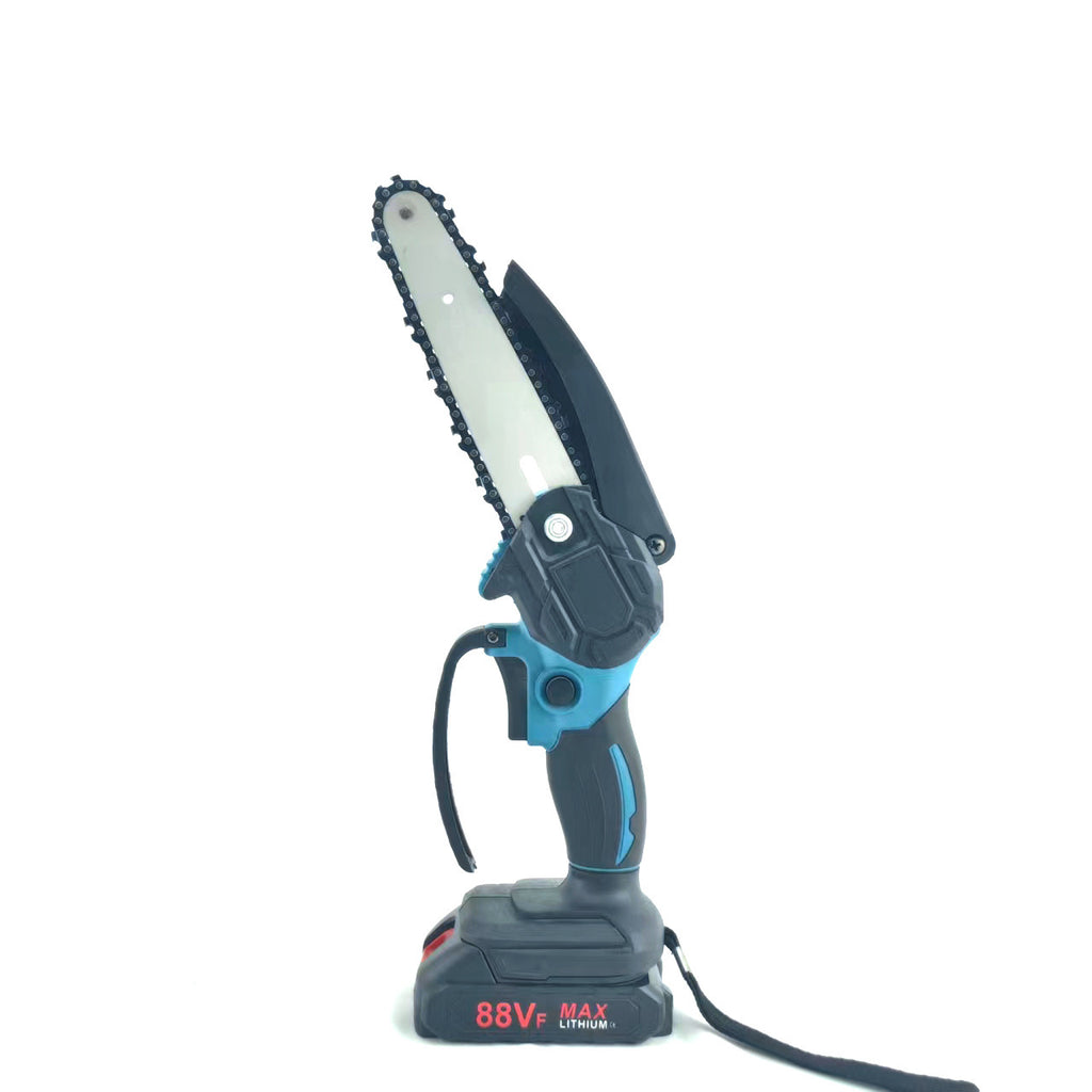 Sciage à chaîne de lithium de 6 pouces Sciage de coupe de bois Ménage Mini rechargeable