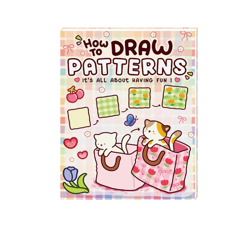 Cartoon créatif de poche Cat coloriage Notebook