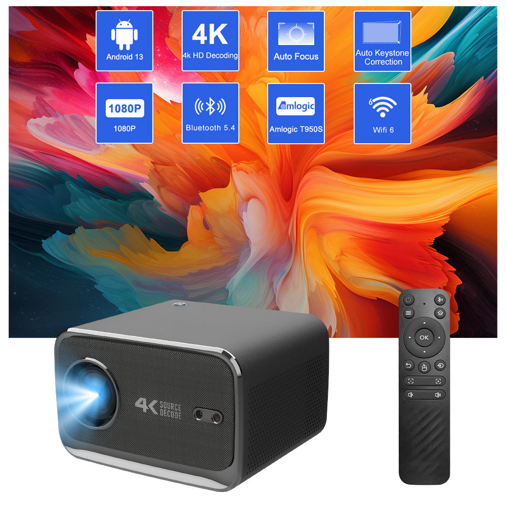 Android 13 Ultra HD 1080P Projecteur portable