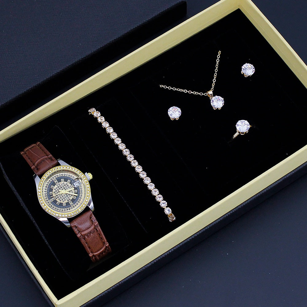 Ladies Montre belle montre de la Saint-Valentin bijoux costume avec décoration