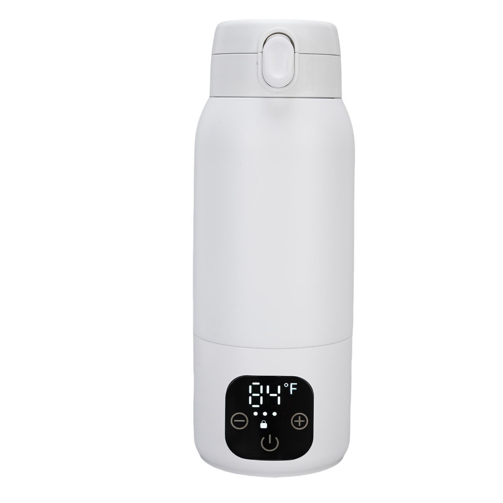 Travel Electric Bouilloire sans fil 500ml 316 acier inoxydable USB Portable petit chauffe-eau