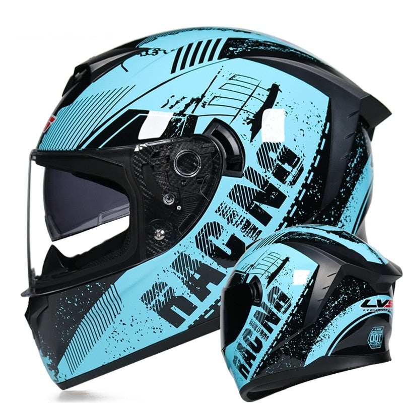 Casque de moto à double objectif pour hommes et femmes