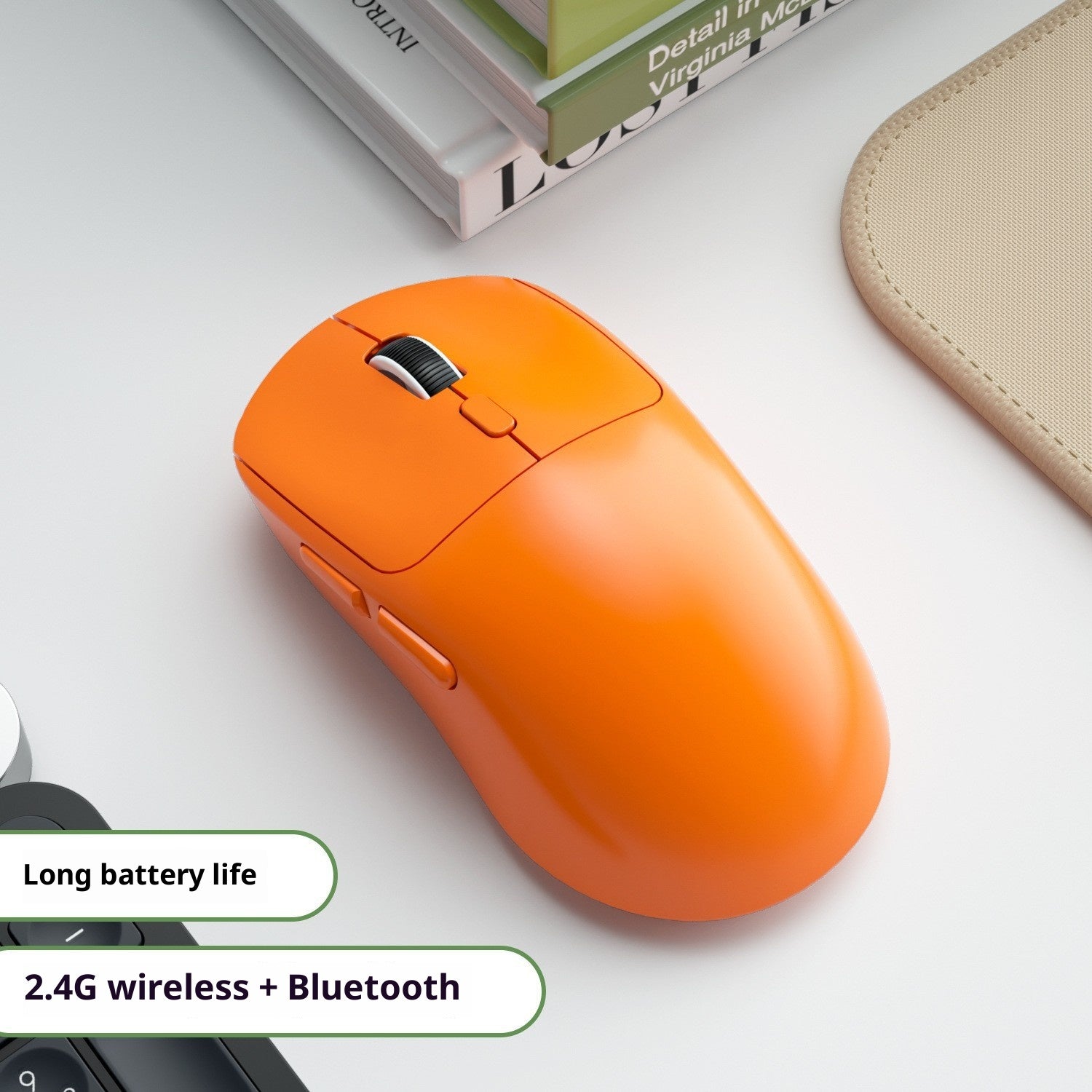 Bluetooth Wired Trois modèles Mouse Office Notebook Jeu Mute sans fil multicolore