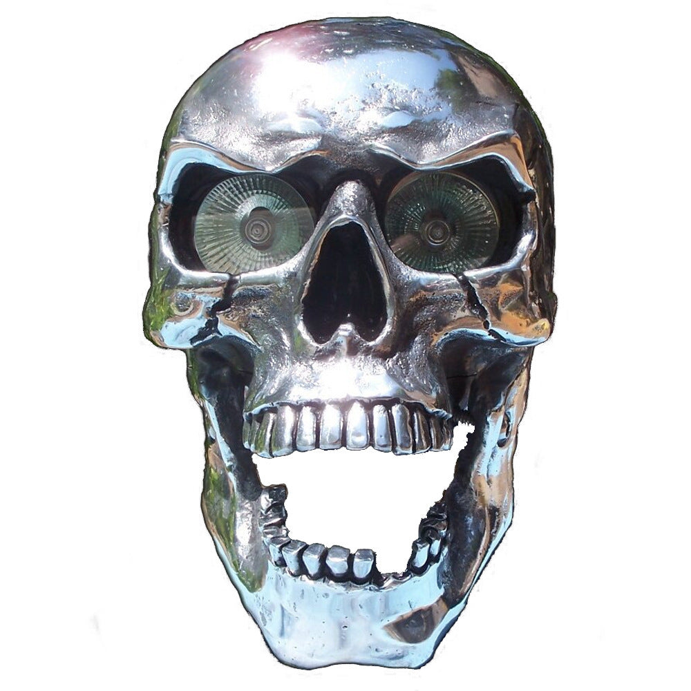 Décoration indépendante de phare de moto Station Skull