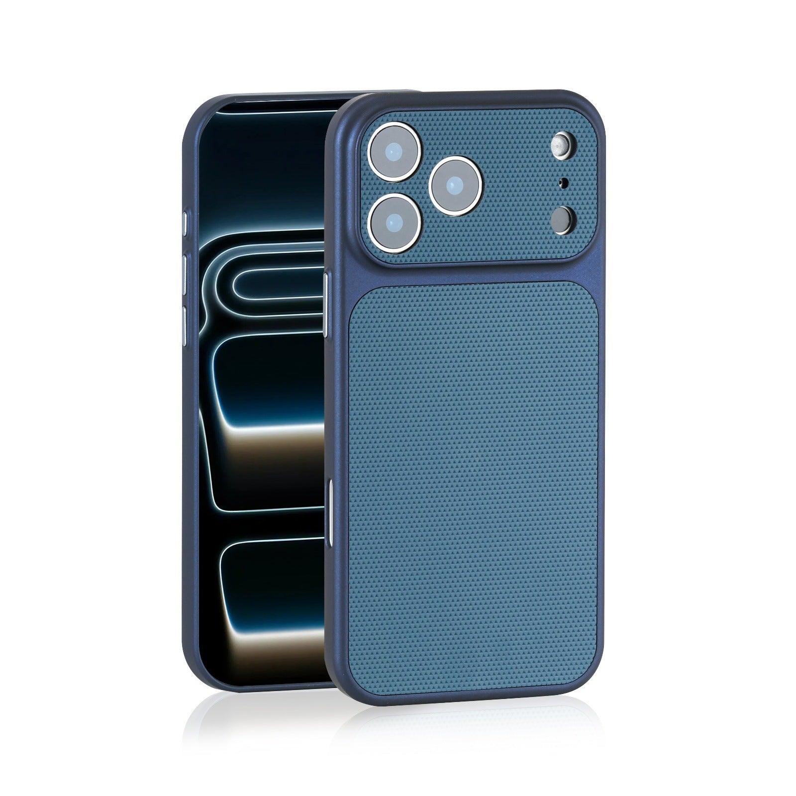 Couvercle de protection du boîtier de téléphone Grande fenêtre en cuir diamanté