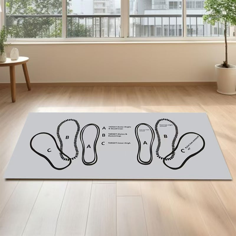 Minimaliste Tapis de pied antidérapant pour la réduction du bruit de la terre diatomée