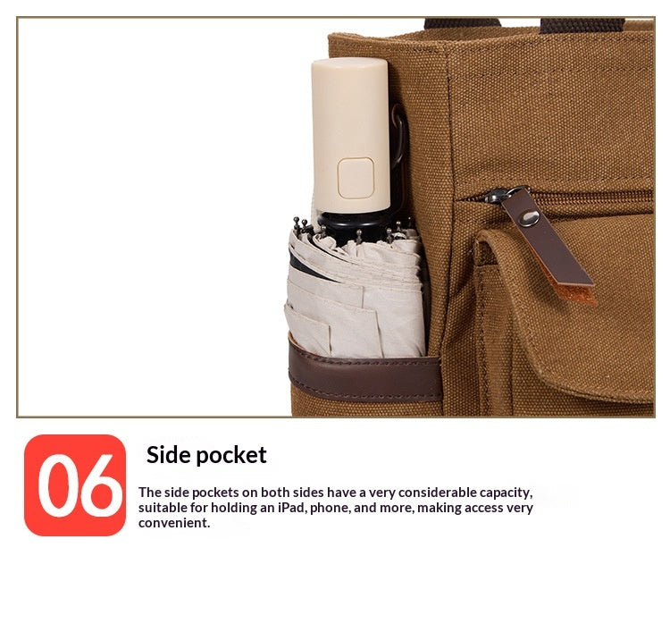 Sac transversal casual à épaule unique pour hommes