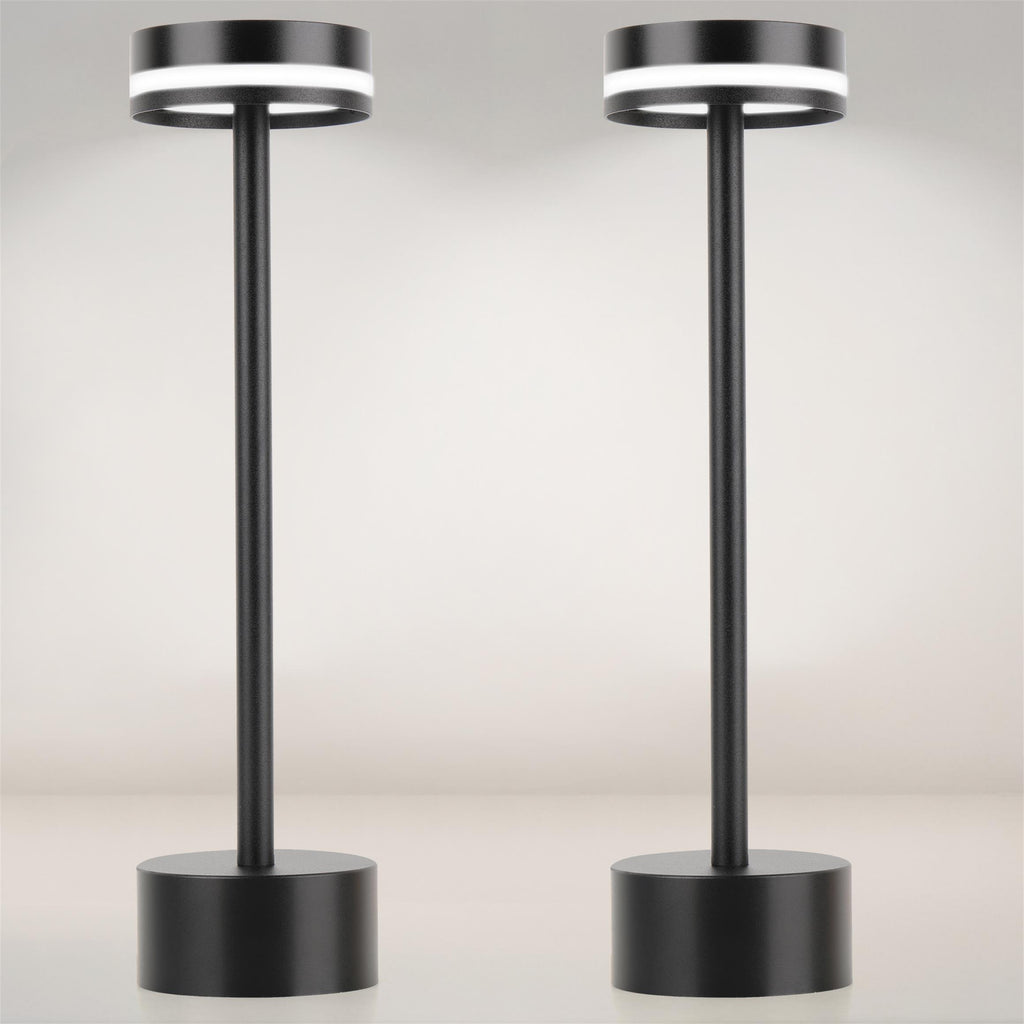 Lampe de table sans fil LED 2pcs