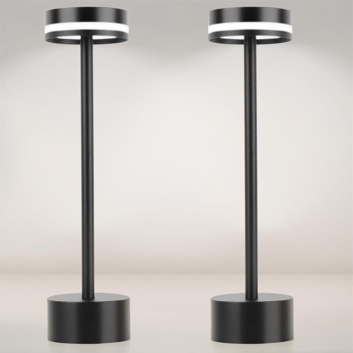 Lampe de table sans fil LED 2pcs