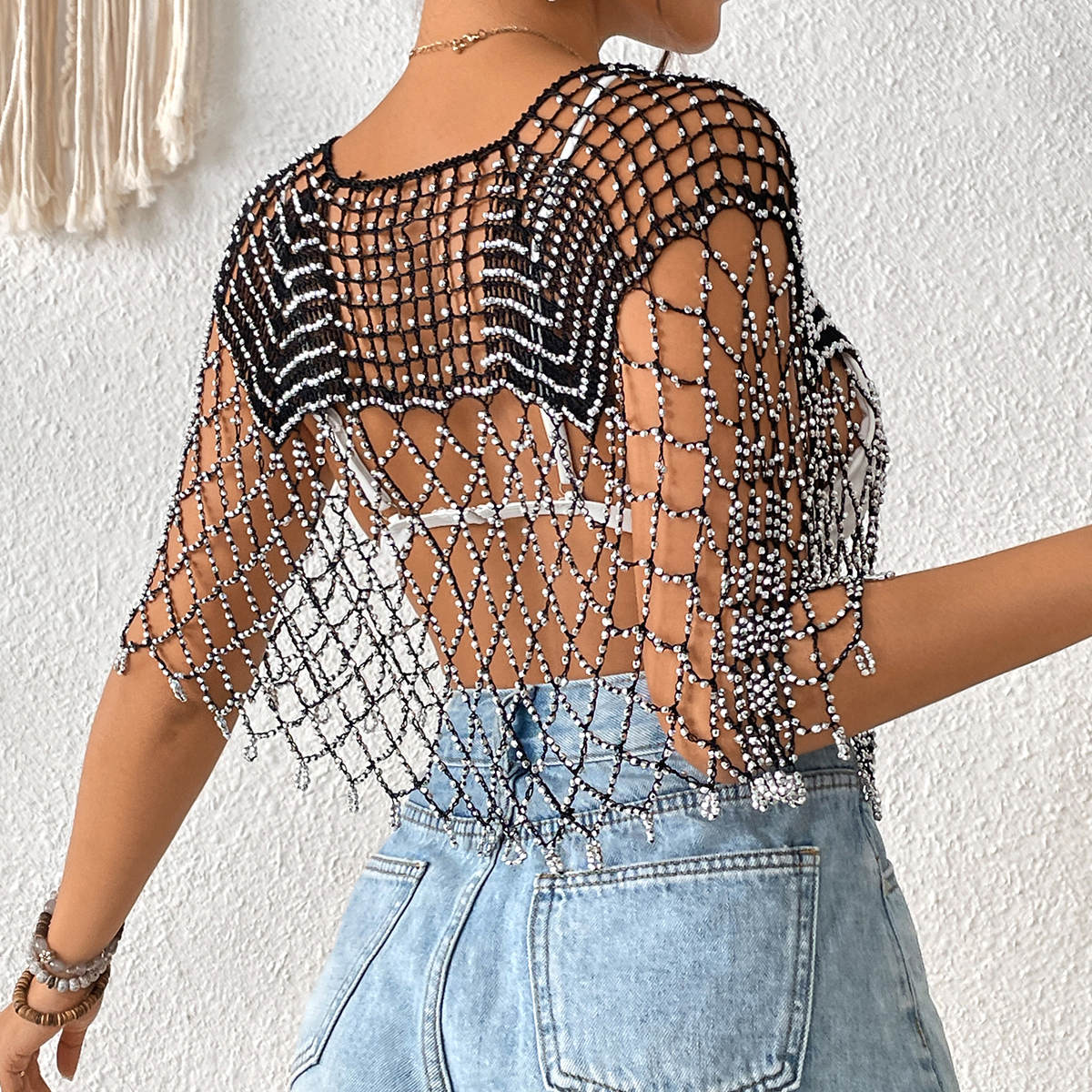 Arrivée Femmes Perle nue Cape Châl