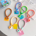 Bracelet Donut Soft Silicone Téléphone Étui suspendu