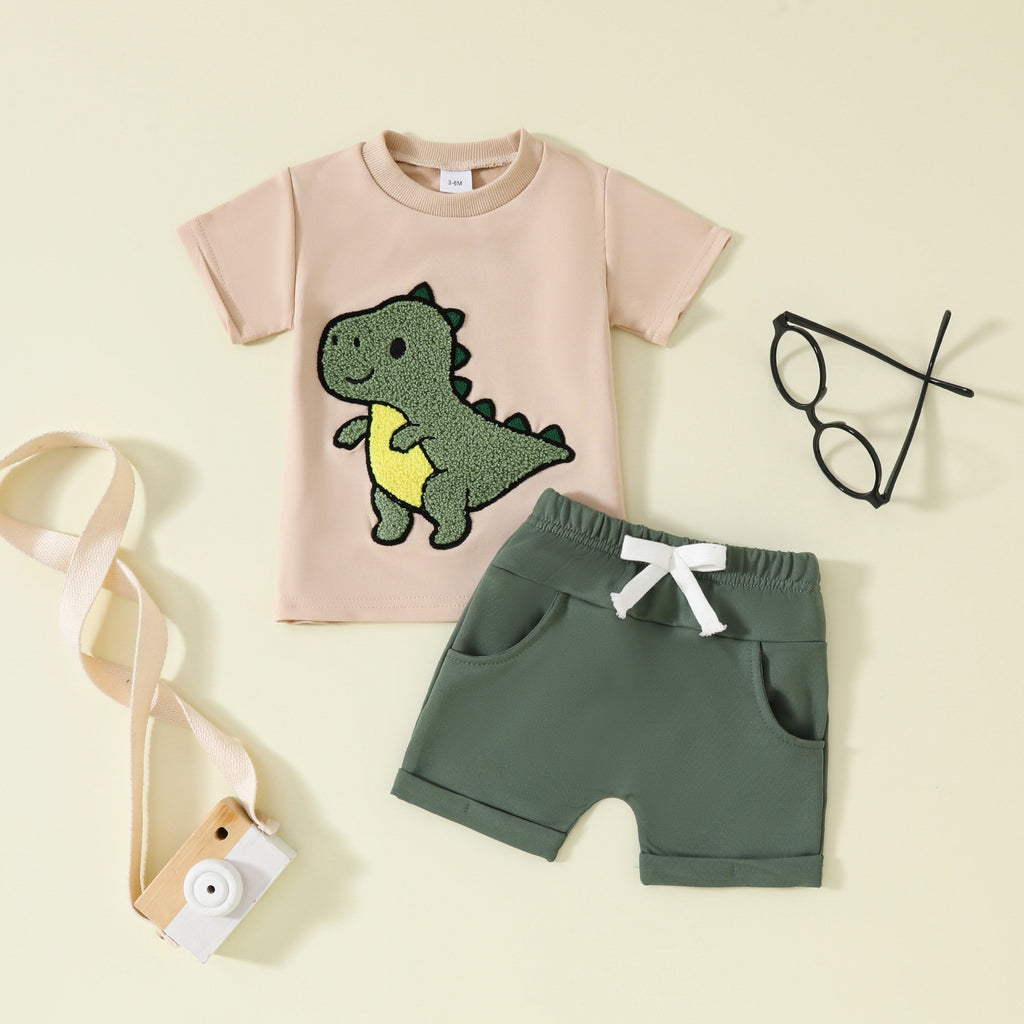 Ensemble de shorts à manches courtes pour garçons