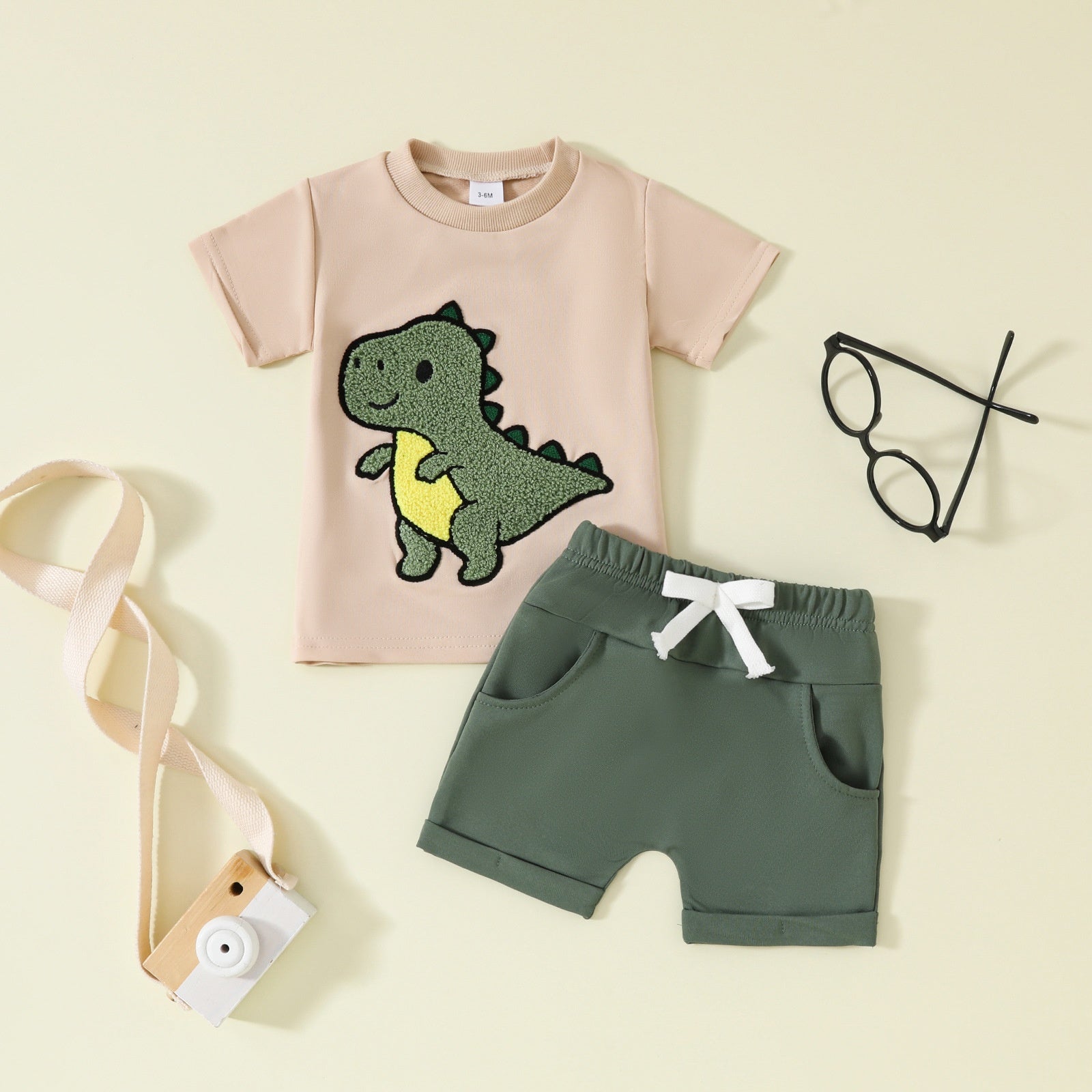 Ensemble de shorts à manches courtes pour garçons