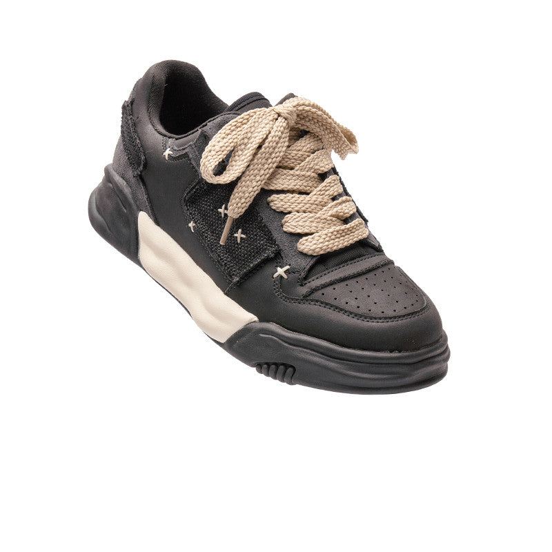 Chaussures vintage en cuir polyvalent pour hommes