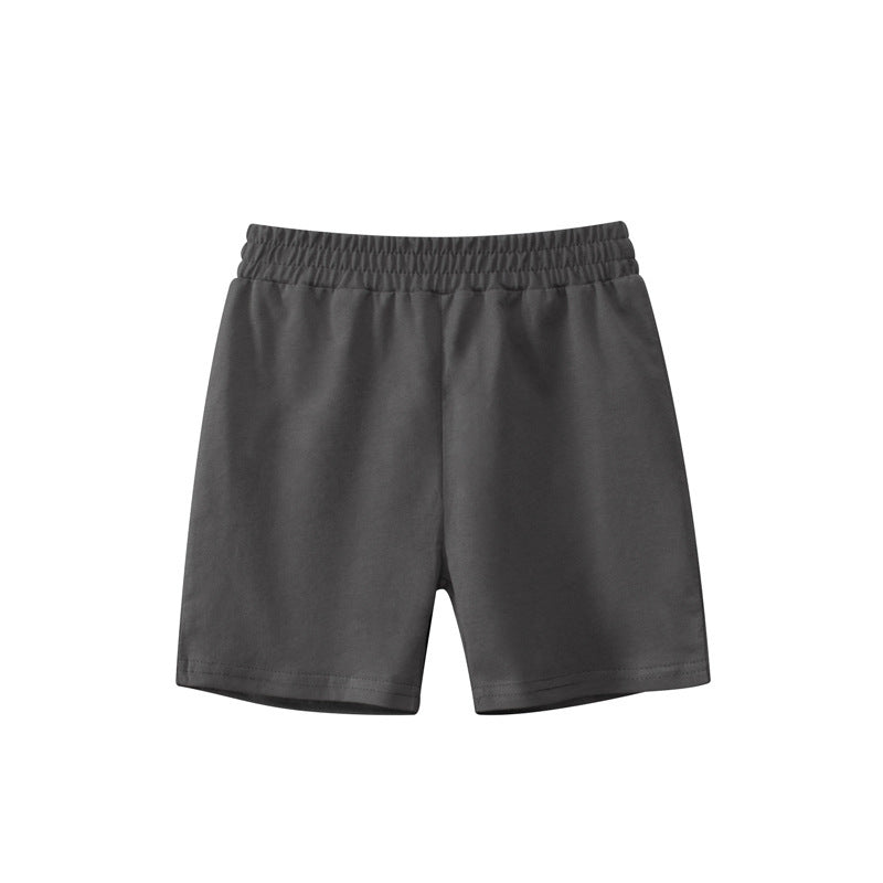 Short Capri pour enfants de couleur solide
